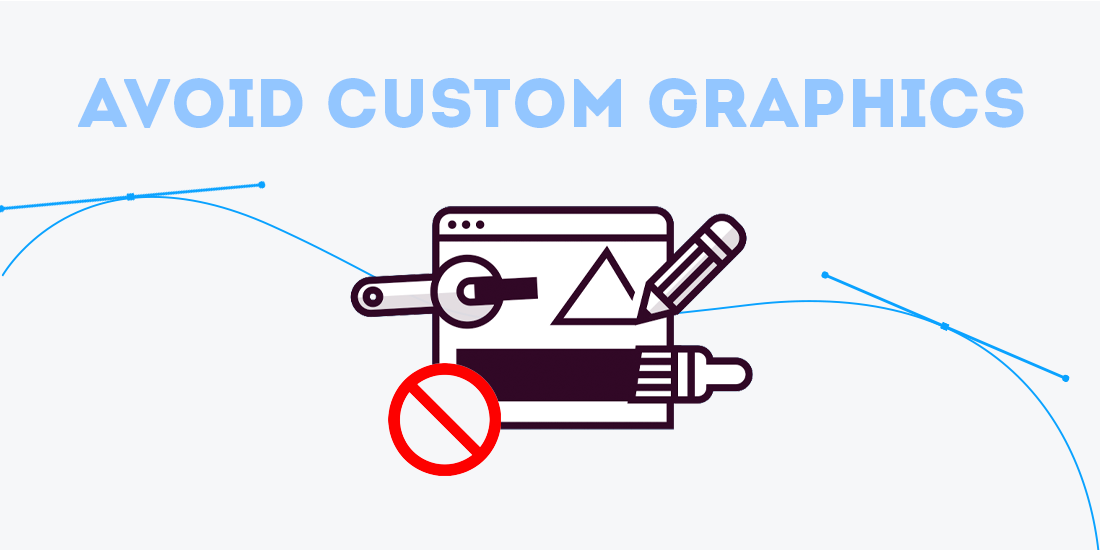 mobile app development- avoid custom graphics- gkmit