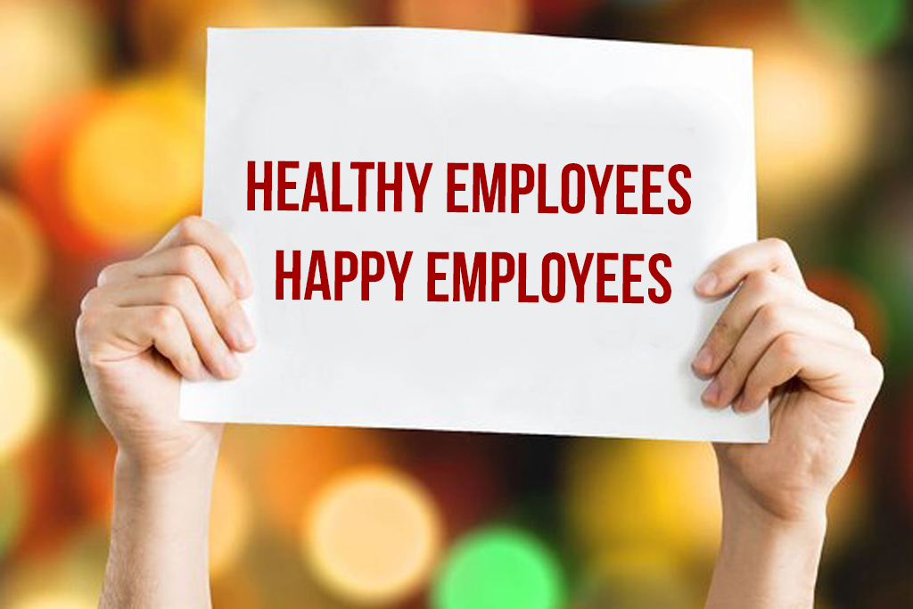 happy employee and healthy employee - workplace fitness culture